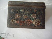 Very old Russian tin box