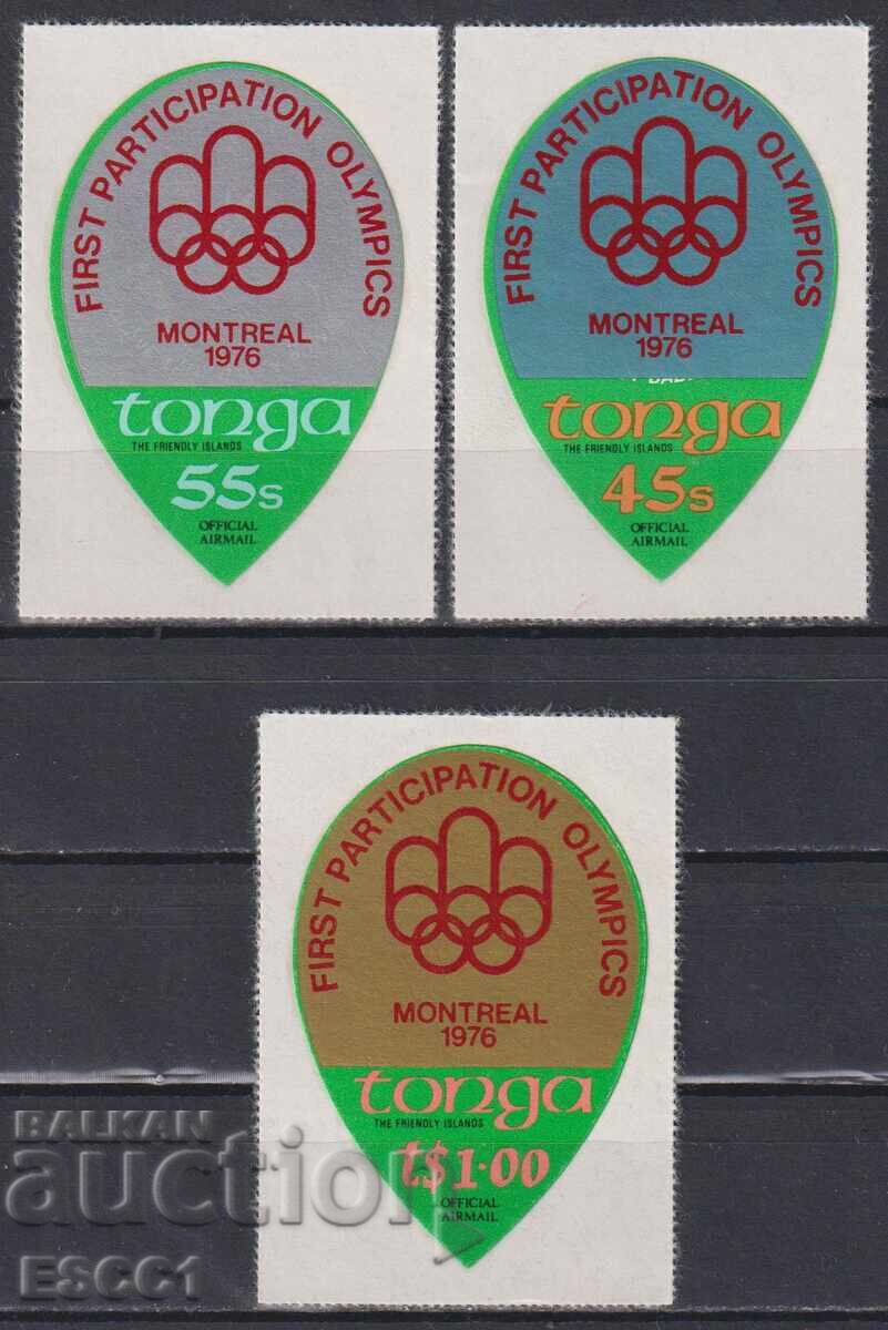 Clean Stamps Sport Olympic Games Montreal 1976 from Tonga