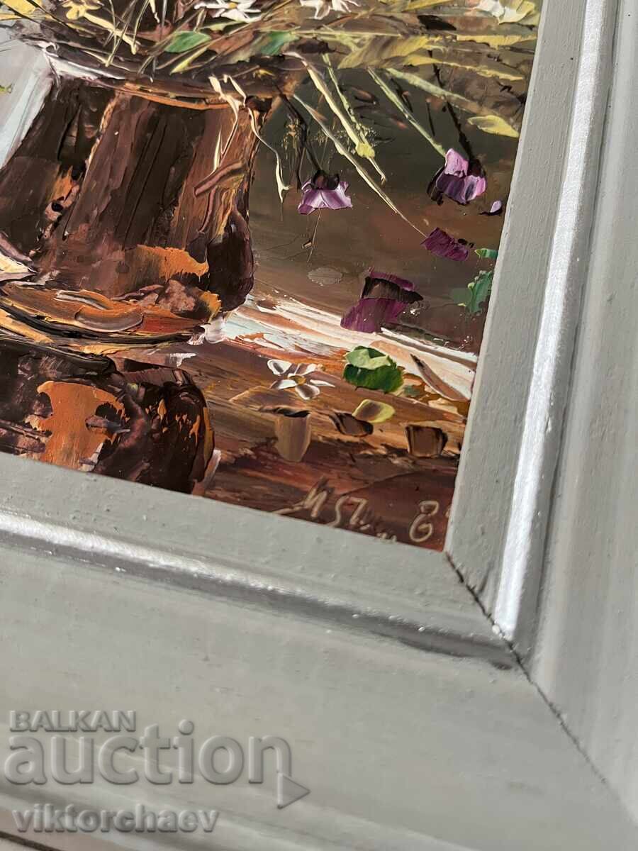 Metodi Idakiev tablou - “Natură statică” anul 1989 cu preț 215.00 BGN | € 109.93