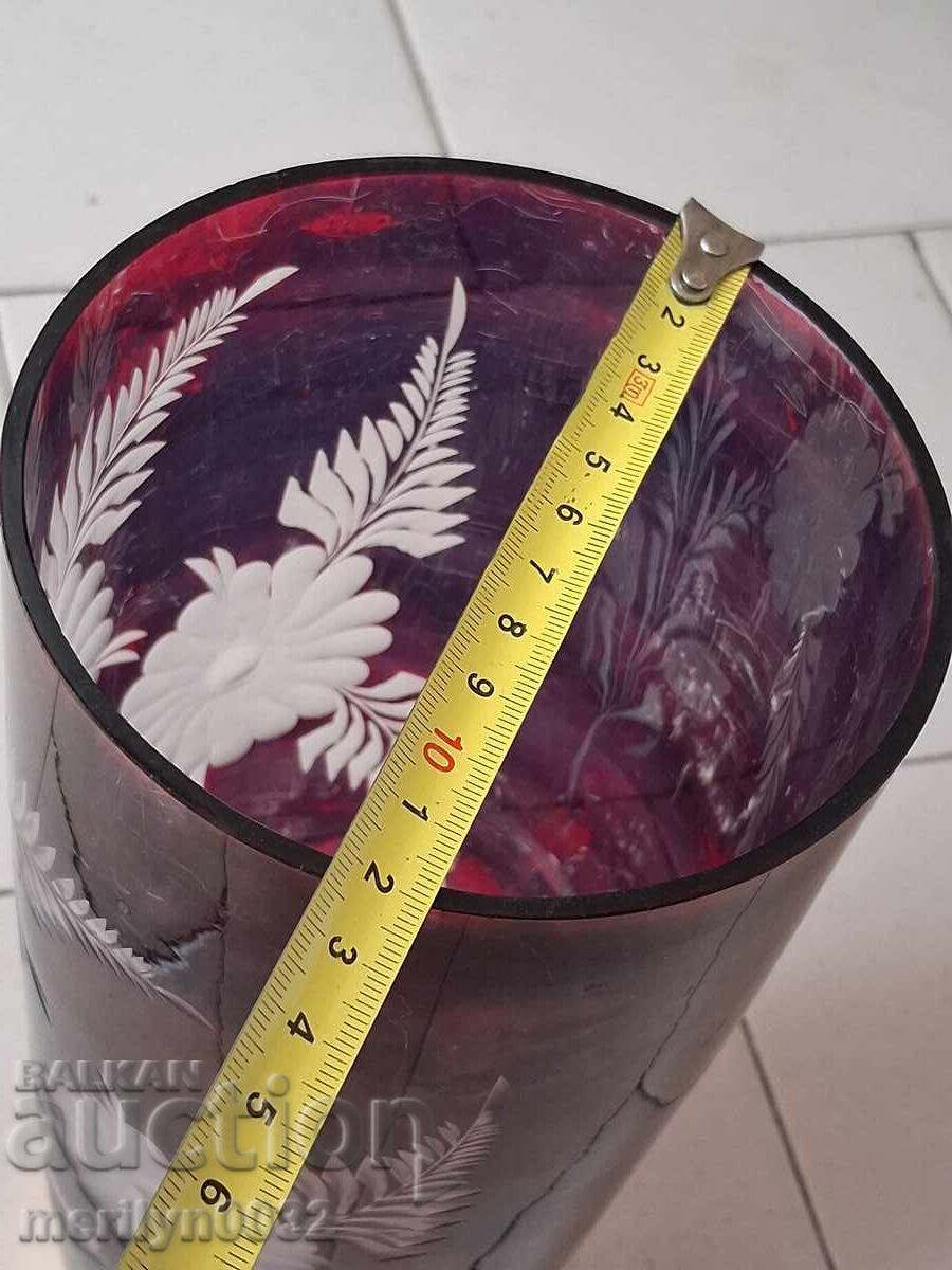 Delivery of Gift vase crystal 1968 glass, Czechoslovakia, USSR