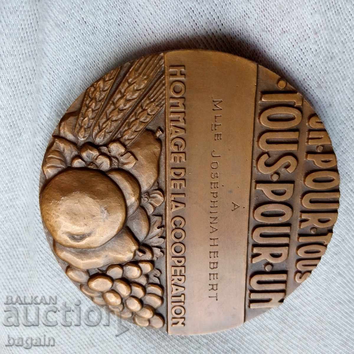 Μεγάλο χάλκινο πλακέ με τιμή 30.00 BGN | € 15.34