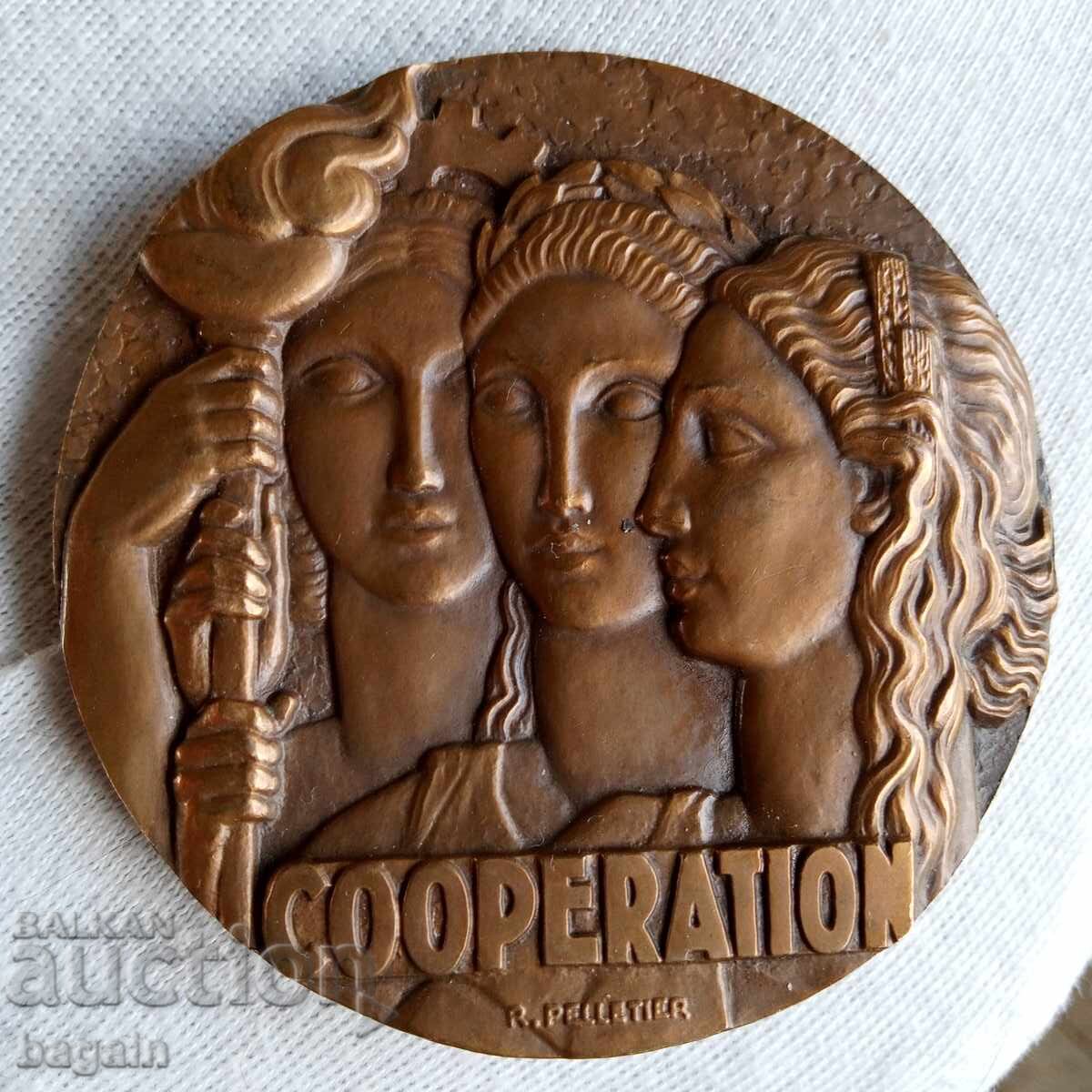 Μεγάλο χάλκινο πλακέ