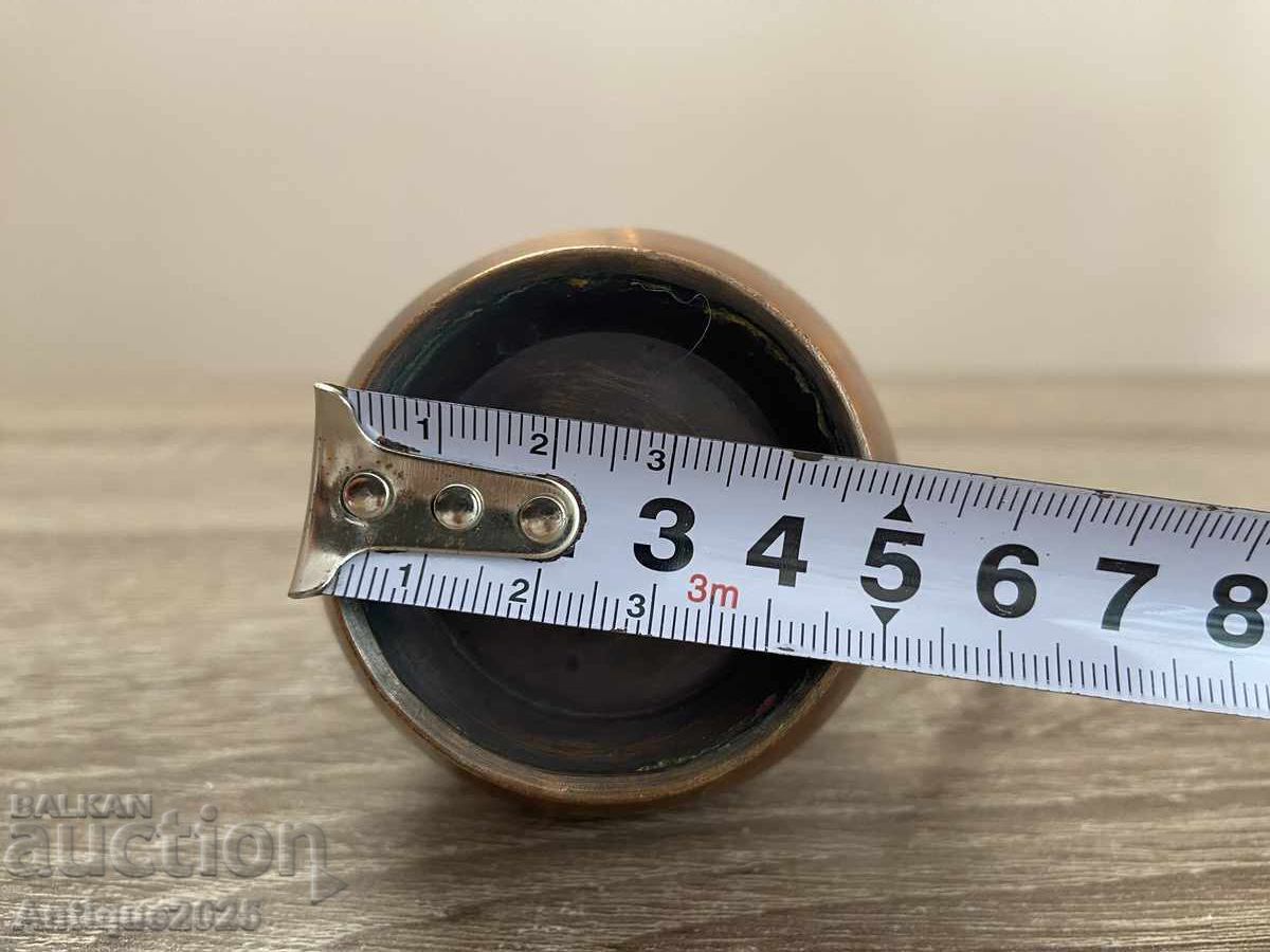 Μικροσκοπικό, παλιό χάλκινο καφετιέρα - 6 Μικροσκοπικό, παλιό χάλκινο καφετιέρα - 6