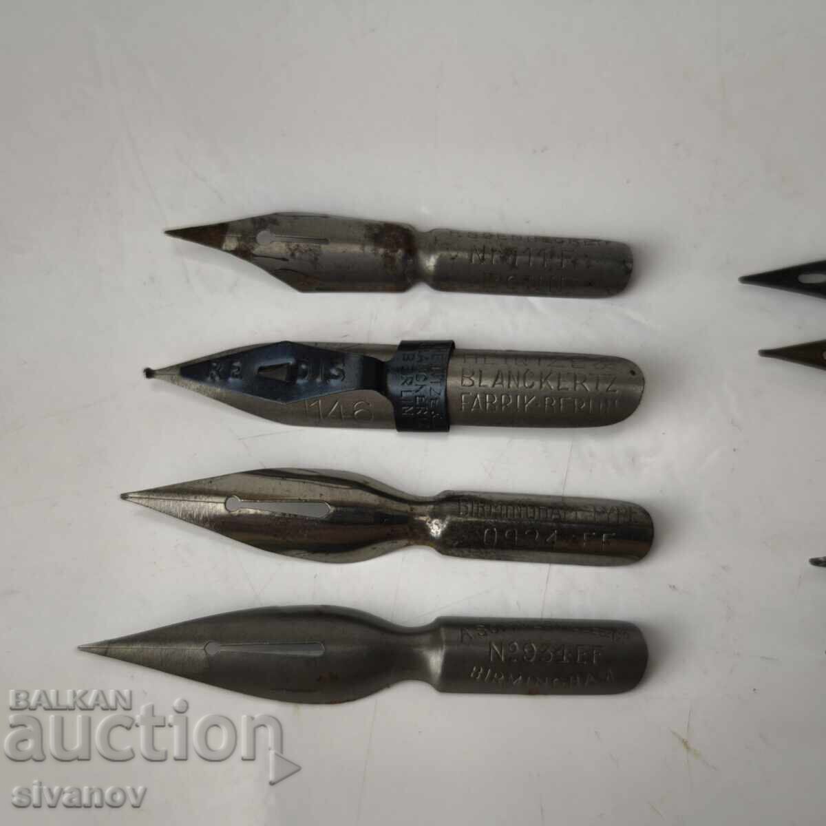 Pene vechi pentru stilou, diferite tipuri #6117 cu preț 14.99 BGN | € 7.66 Pene vechi pentru stilou, diferite tipuri #6117 cu preț 14.99 BGN | € 7.66