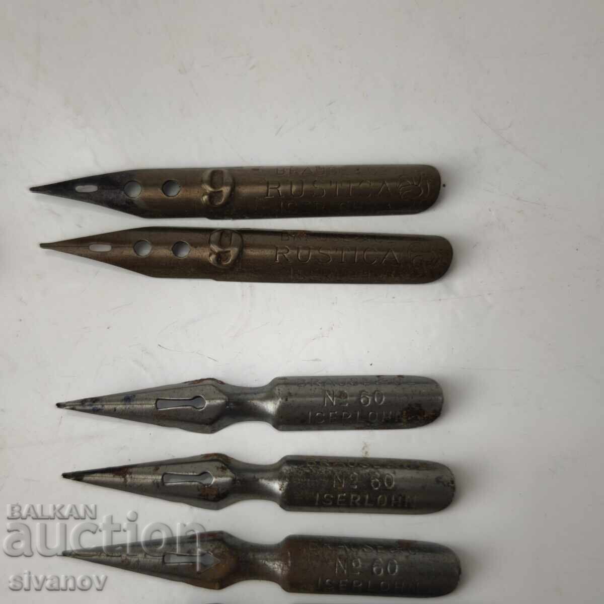 Licitație Pene vechi pentru stilou, diferite tipuri #6117 Licitație Pene vechi pentru stilou, diferite tipuri #6117