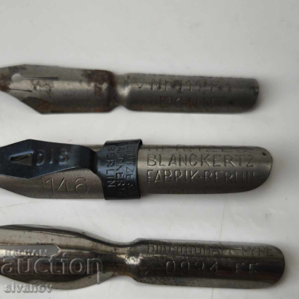 Pene vechi pentru stilou, diferite tipuri #6117 - 6 Pene vechi pentru stilou, diferite tipuri #6117 - 6