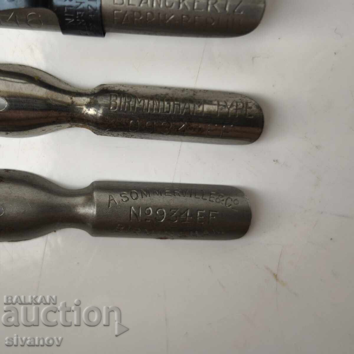 Pene vechi pentru stilou, diferite tipuri #6117 - 7 Pene vechi pentru stilou, diferite tipuri #6117 - 7