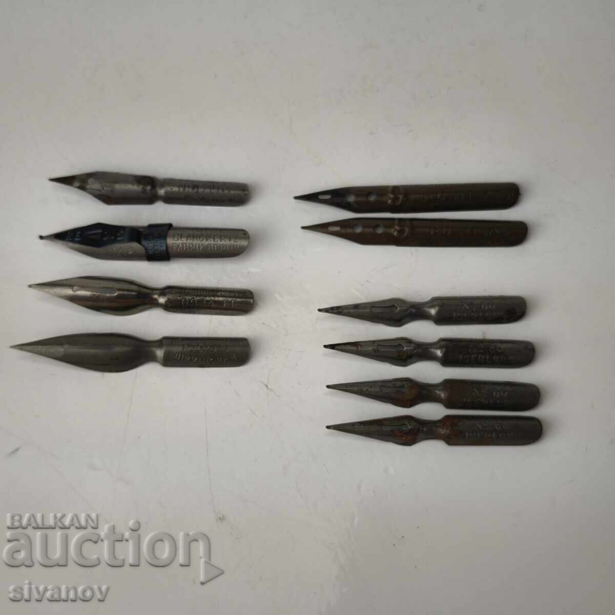 Pene vechi pentru stilou, diferite tipuri #6117 Pene vechi pentru stilou, diferite tipuri #6117