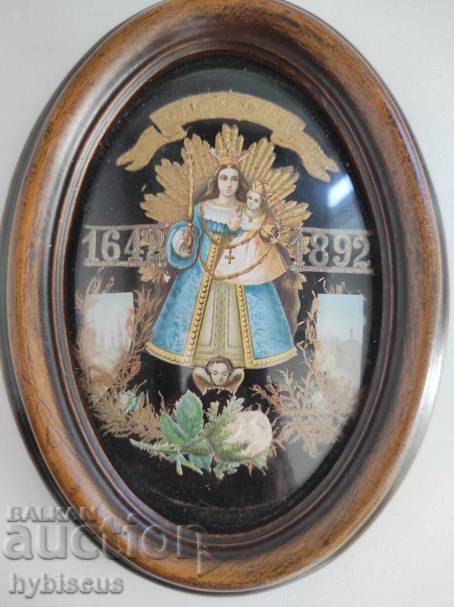 Relicvar italian antic ex voto al Fecioarei Maria