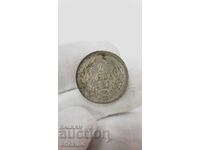 Monedă de argint princiară 2 leva 1882