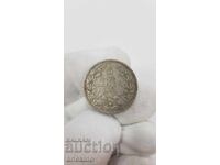 Княжеска сребърна монета 2 лева 1894 г.