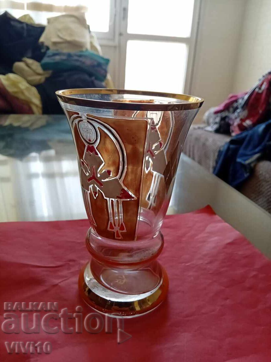 Antique Bohemia Cup, Gold Plated, 20cm with price € 61.36 | 120.01 BGN