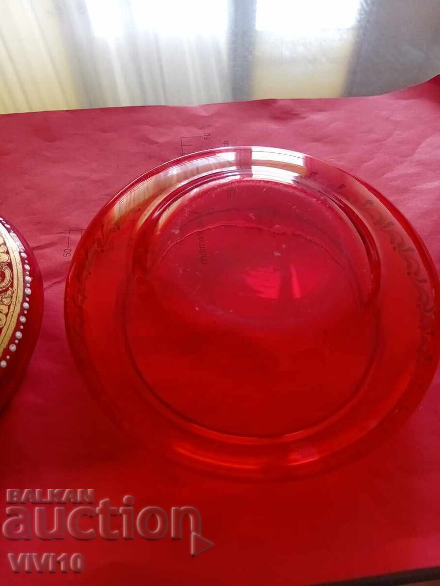 Delivery of Antique Glass Box, Enamel, Bohemia