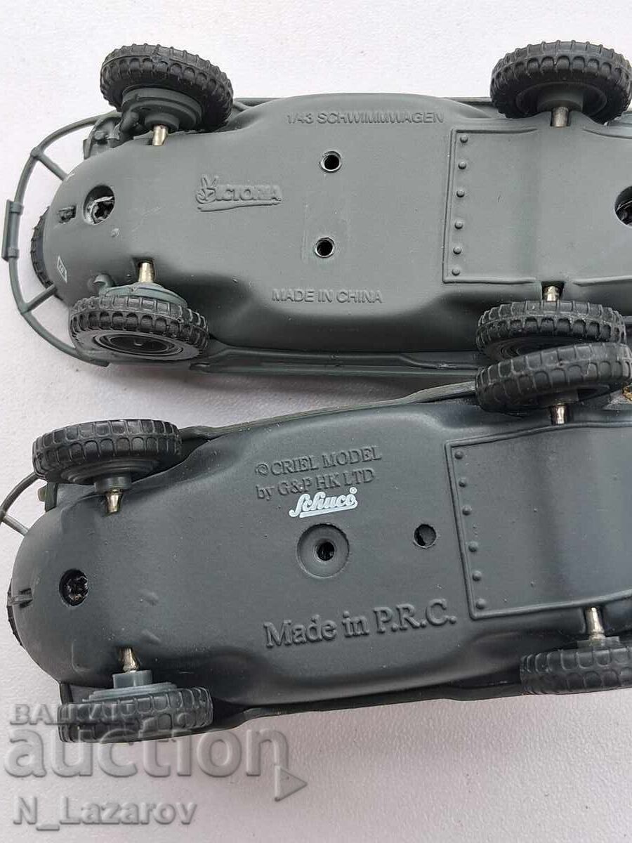Delivery of Military Models Schuco Victoria Nazi Amphibious Cars
