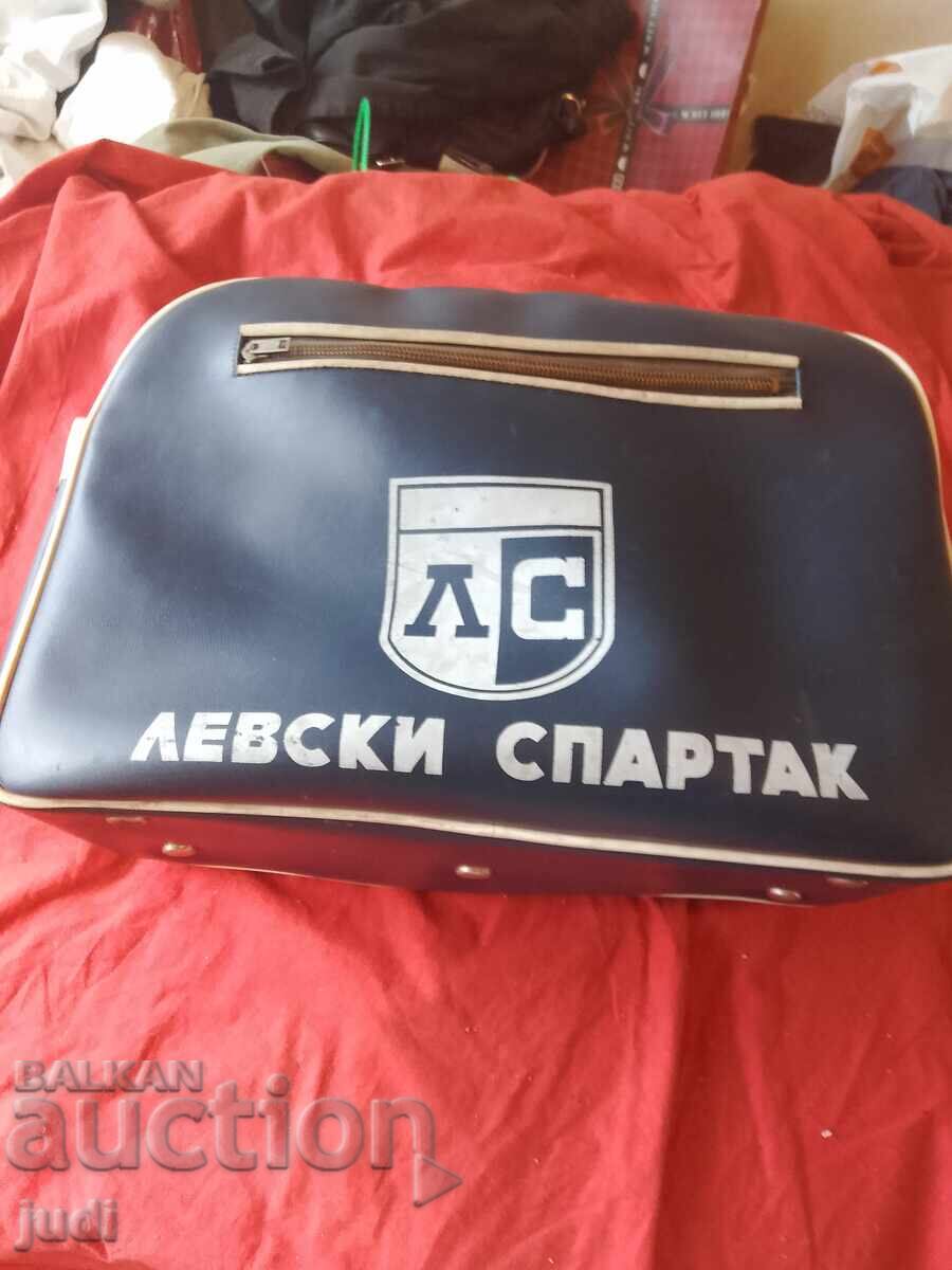 Левски Спартак соц кожена чанта