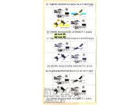 2013 Expediție Antarctică, bloc cu fir UV**+2 blocuri suplimentare