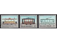 1983. Belgium. Historical trams