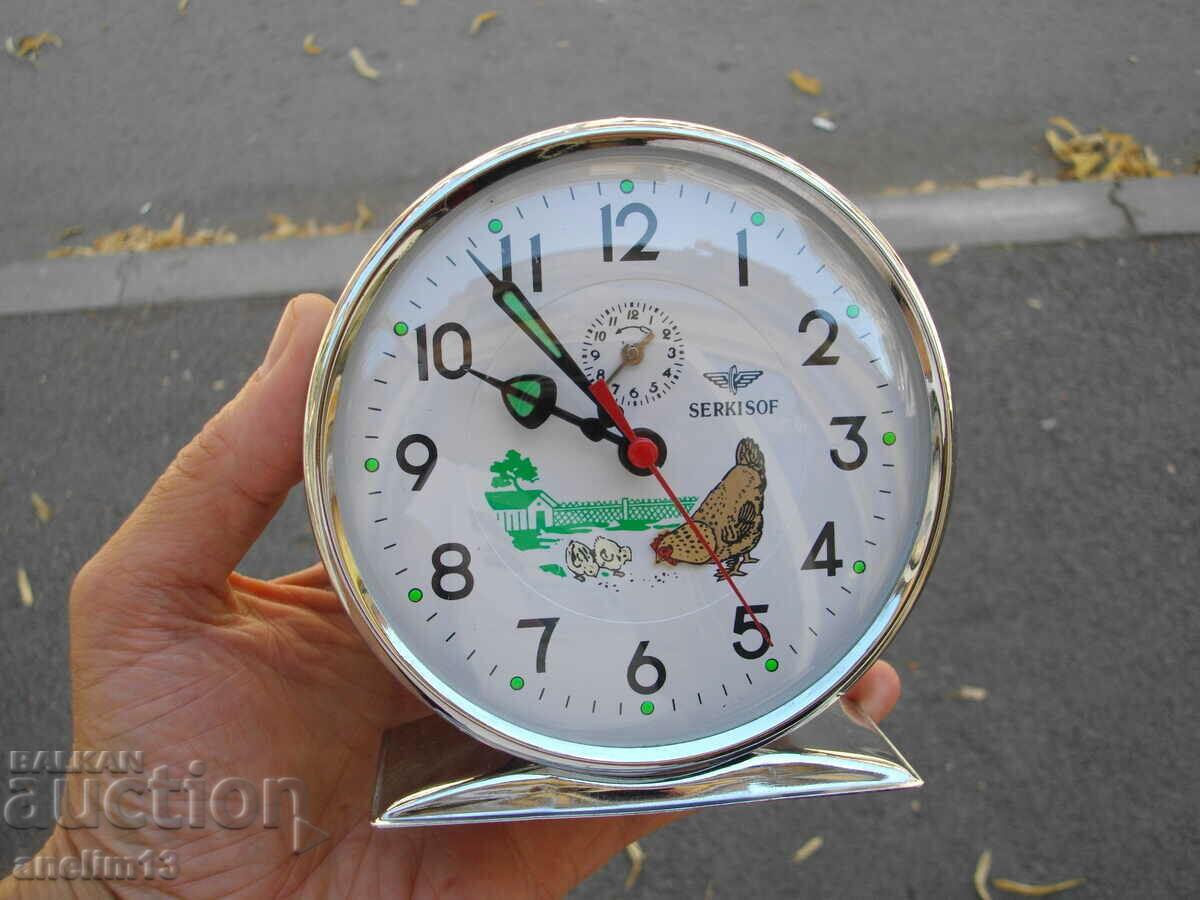 Delivery of SERKISOF ANIMATED ALARM CLOCK COLLECTIBLE