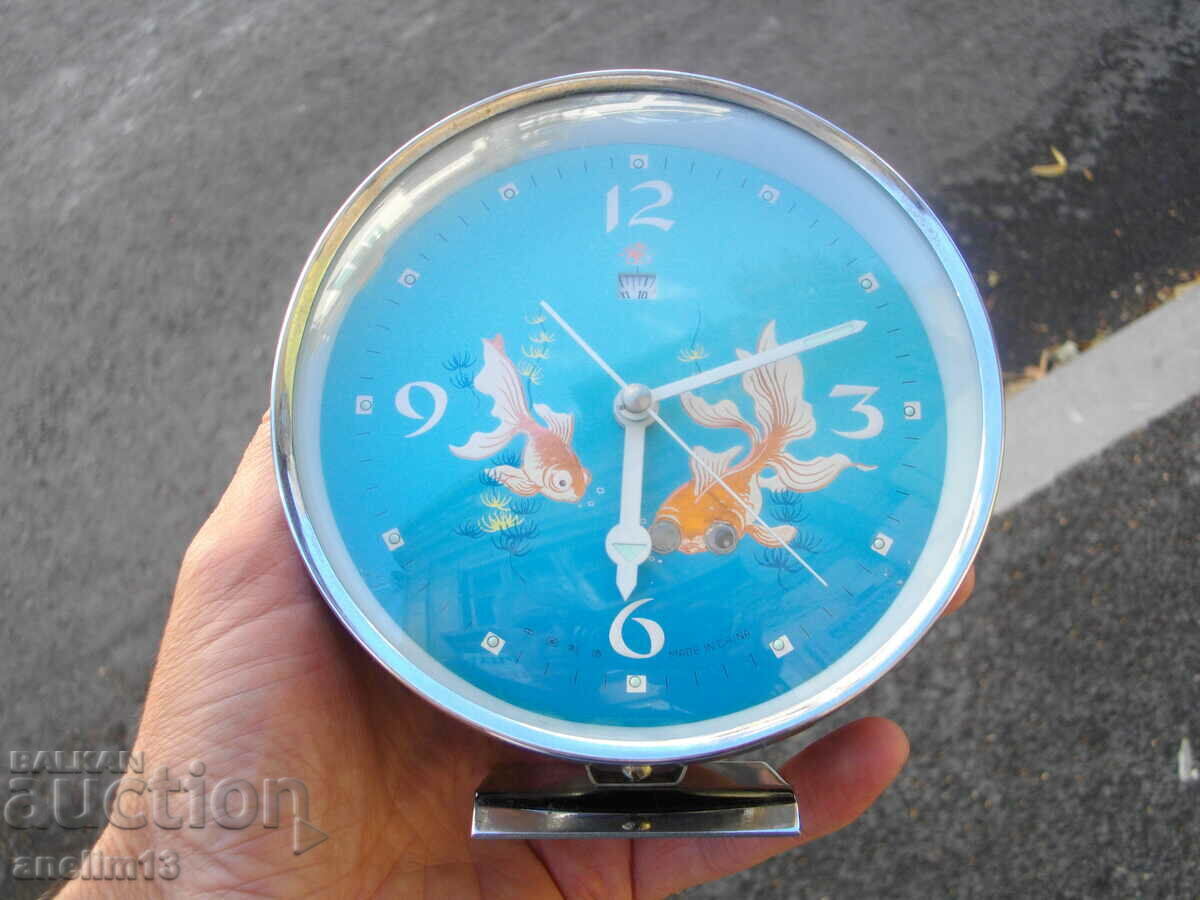 COLLECTIBLE FISH ANIMATED ALARM CLOCK with price 40.00 BGN | € 20.45