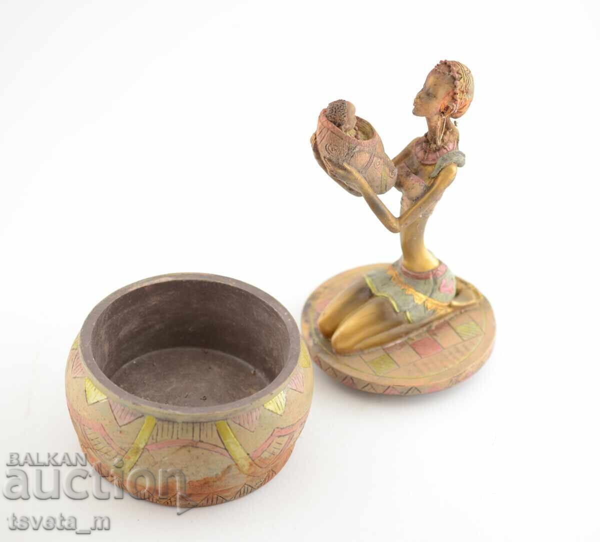 African Woman Jewelry Box - 5 African Woman Jewelry Box - 5