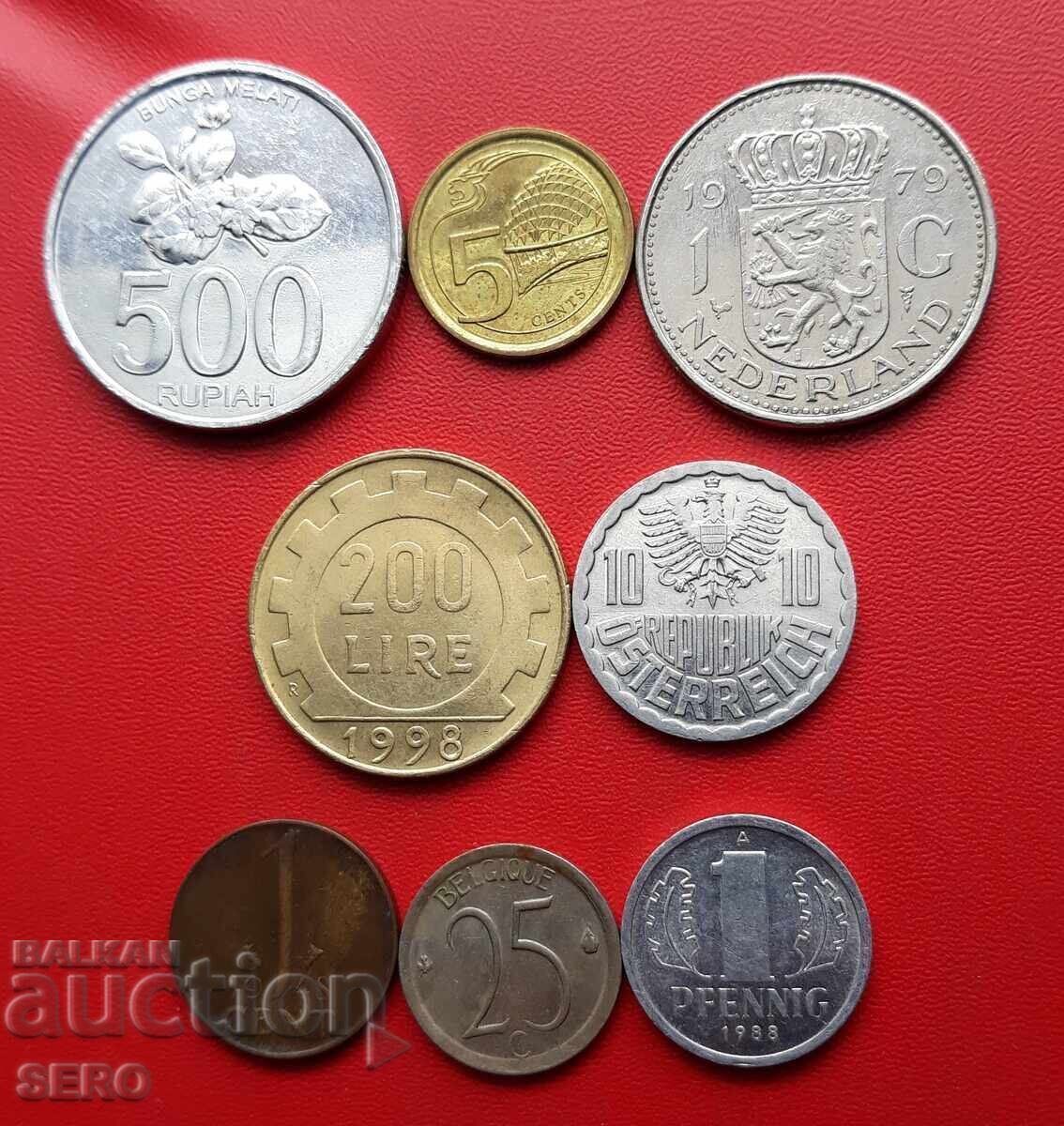 Mixed lot of 8 coins Mixed lot of 8 coins