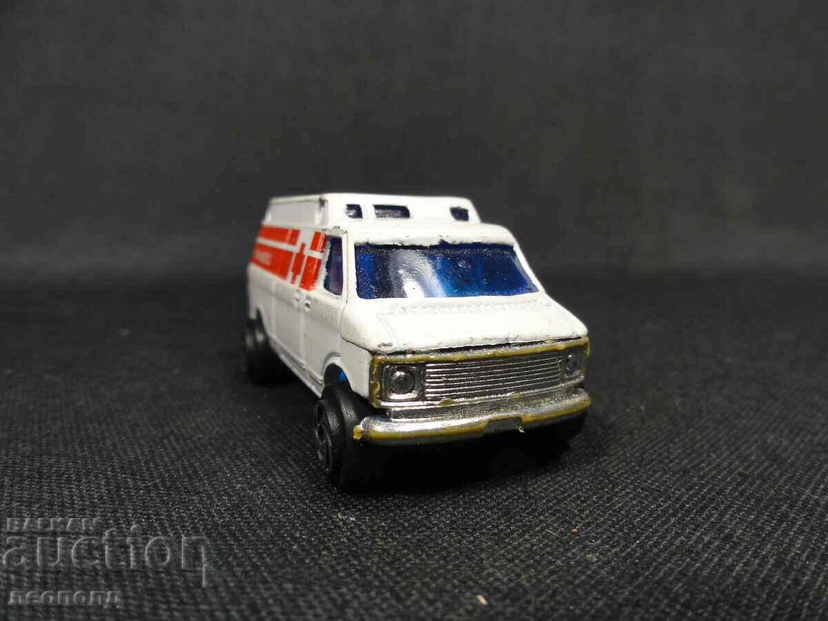 OLD RETRO METAL CART ZYLMEX CHINA AMBULANCE VAN - 5
