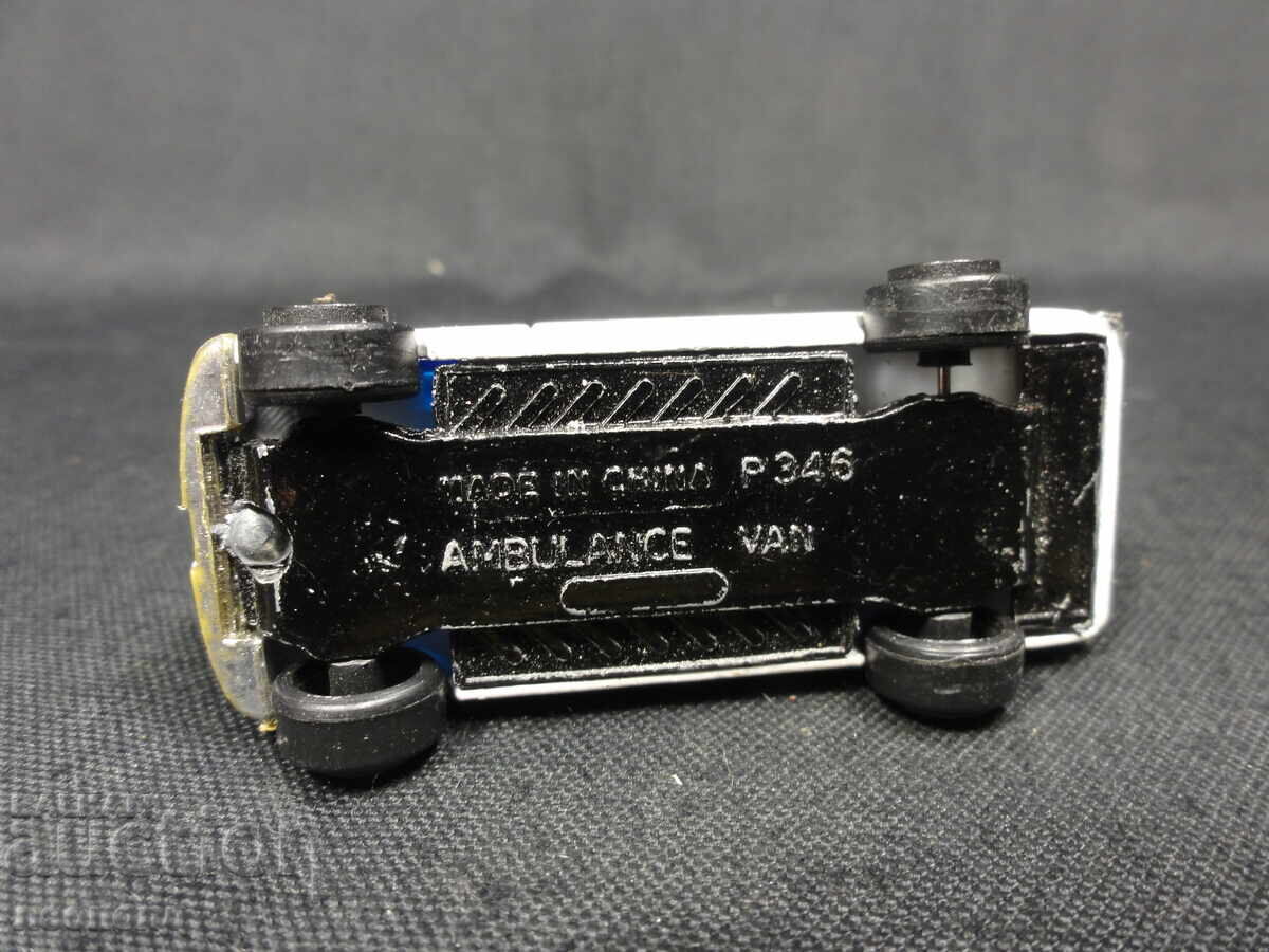 OLD RETRO METAL CART ZYLMEX CHINA AMBULANCE VAN - 6