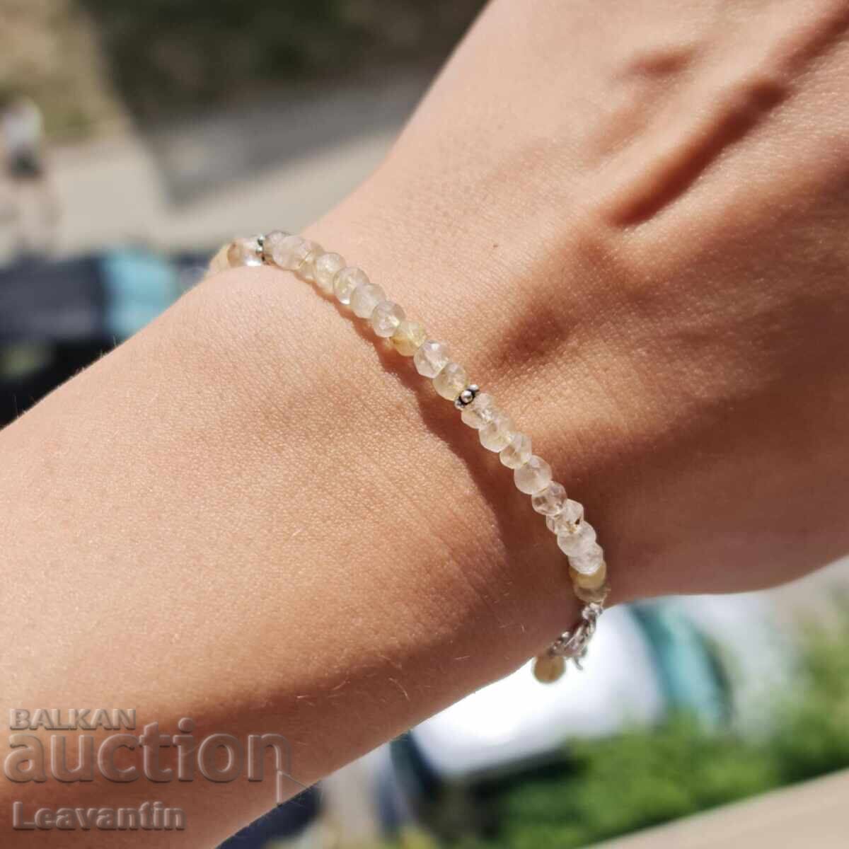 Delivery of Silver bracelet with Rutile Quartz/ Venus Hair