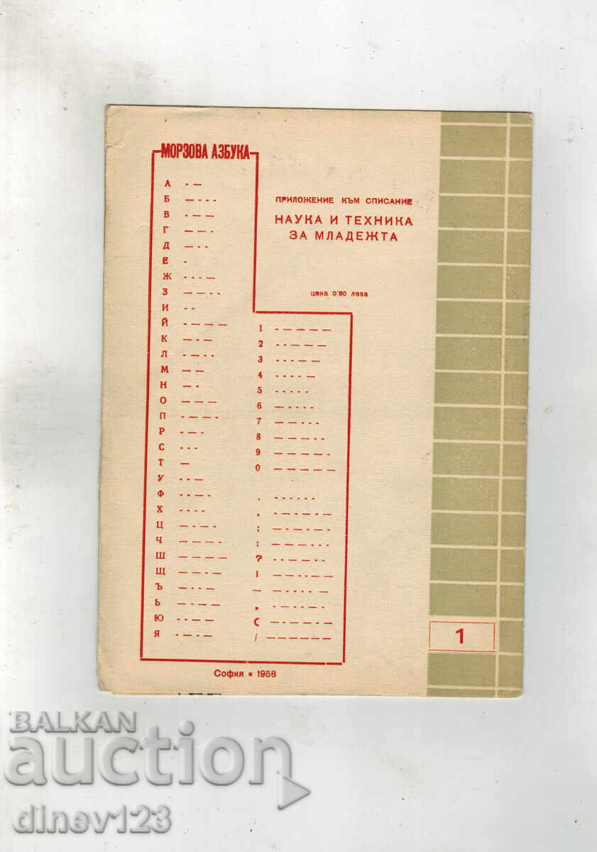 Σε βοήθεια των νέων τεχνικών ΤΗΛΕΓΡΑΦΙΚΟ ΜΗΧΑΝΗΜΑ με τιμή 5.00 BGN | € 2.56