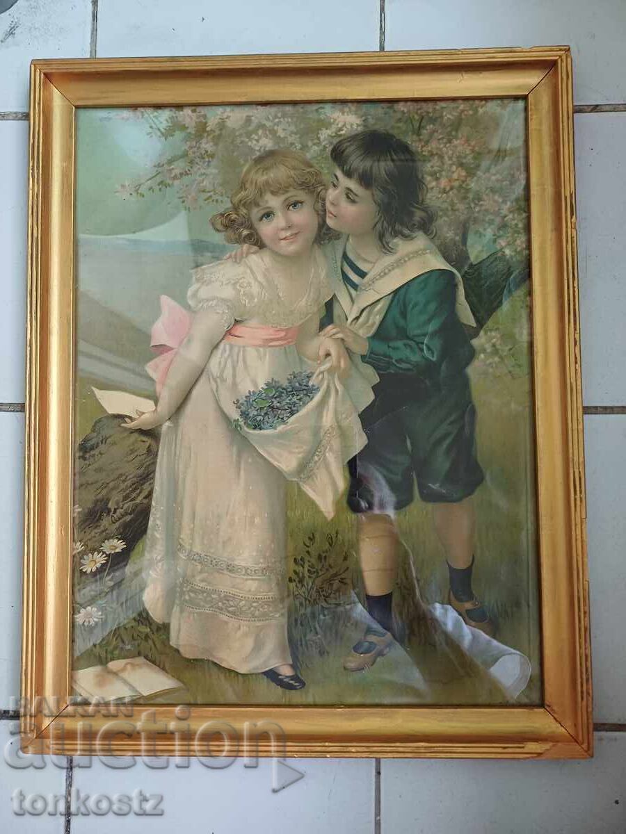 Antique lithograph 1900-1920 Antique lithograph 1900-1920