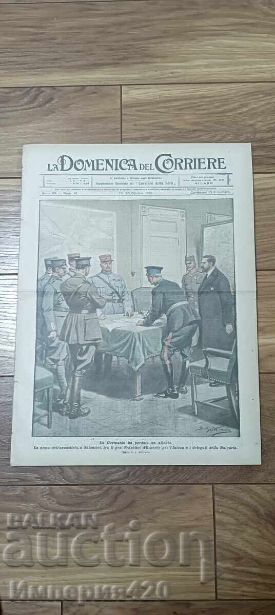 Bulgaria signs an armistice with the "Entente"