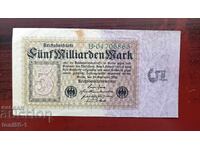 Germania 5 miliarde mărci 1923