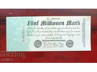 Germany 5 million Mark 1923 aUNC