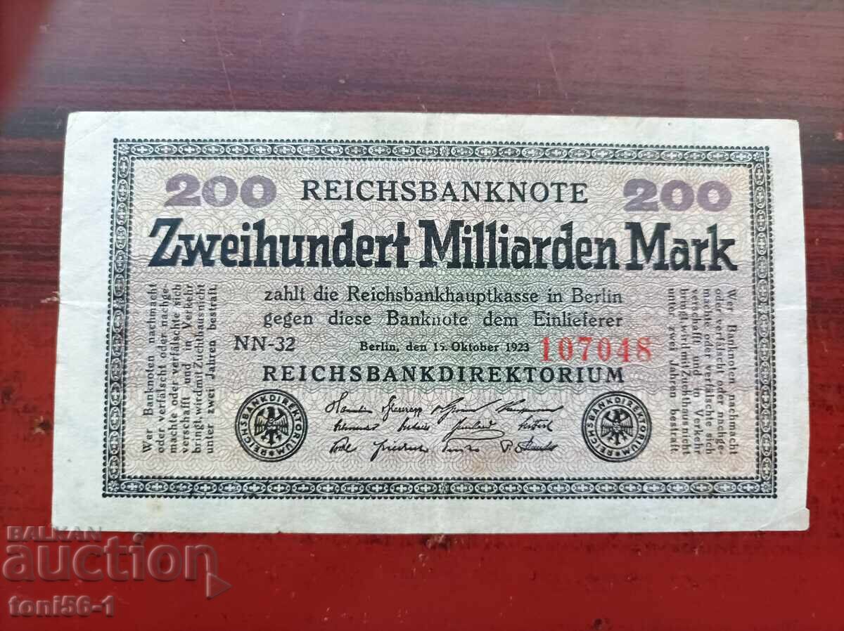 Германия 200 милиарда марки 1923г Германия 200 милиарда марки 1923г
