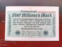 Germany 5 million marks 1923