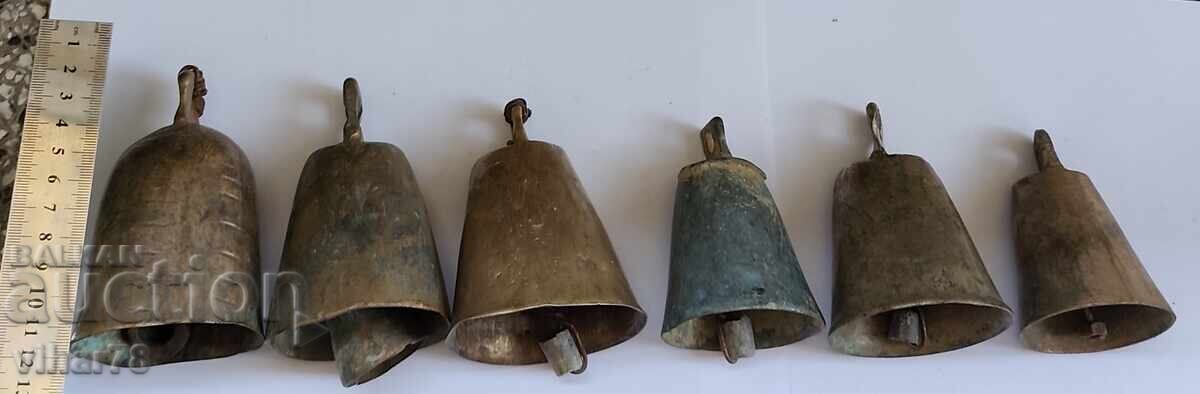 Lot of 6 bells - jingle bells - 5 Lot of 6 bells - jingle bells - 5