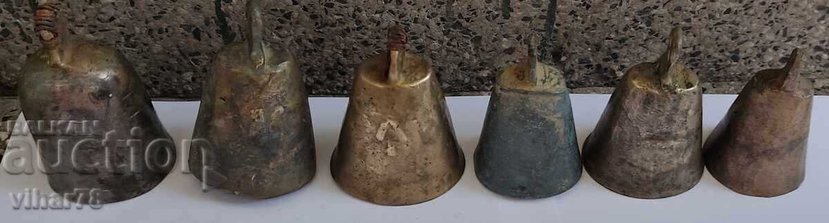 Lot of 6 bells - jingle bells - 6 Lot of 6 bells - jingle bells - 6