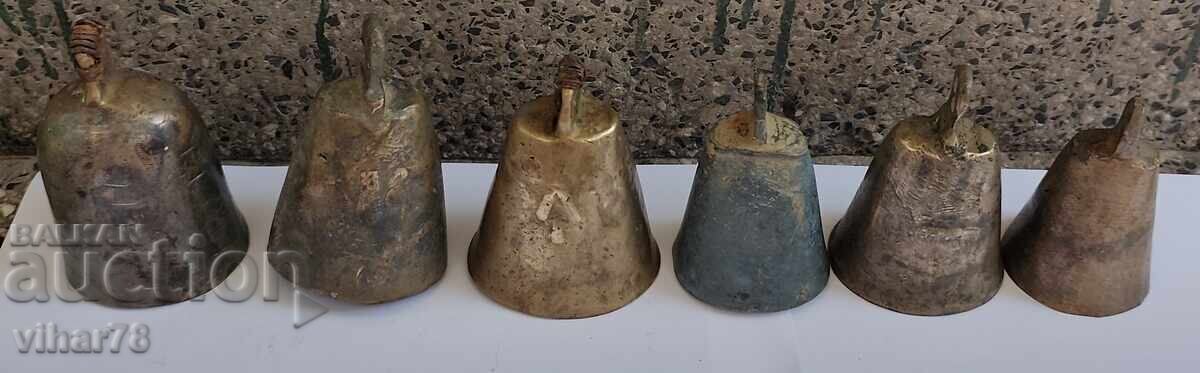 Lot of 6 bells - jingle bells Lot of 6 bells - jingle bells