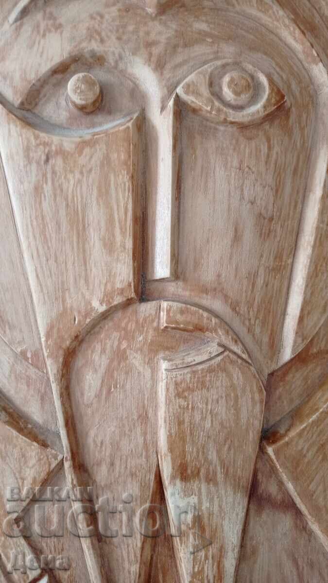 Sculptură în lemn interesantă, din 1996 - 7