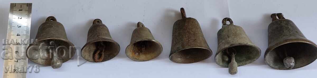 Lot of 6 bells - jingle bells - 7