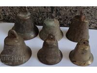Lot de 6 clopote - zurgălăi