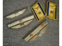 Colecție 5 bucăți ecusoane petlițe sots ofițer transport