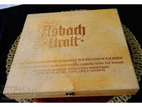 Ξύλινο κουτί σοκολατάκια Asbach Uralt