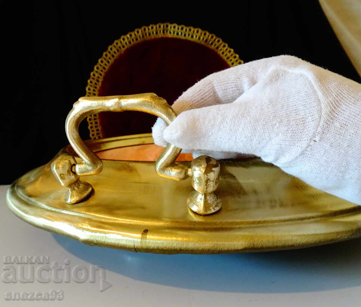 Παράδοση Χάλκινο μπάρμπεκιου με κάρβουνα 3 κιλά, μανγκάλ