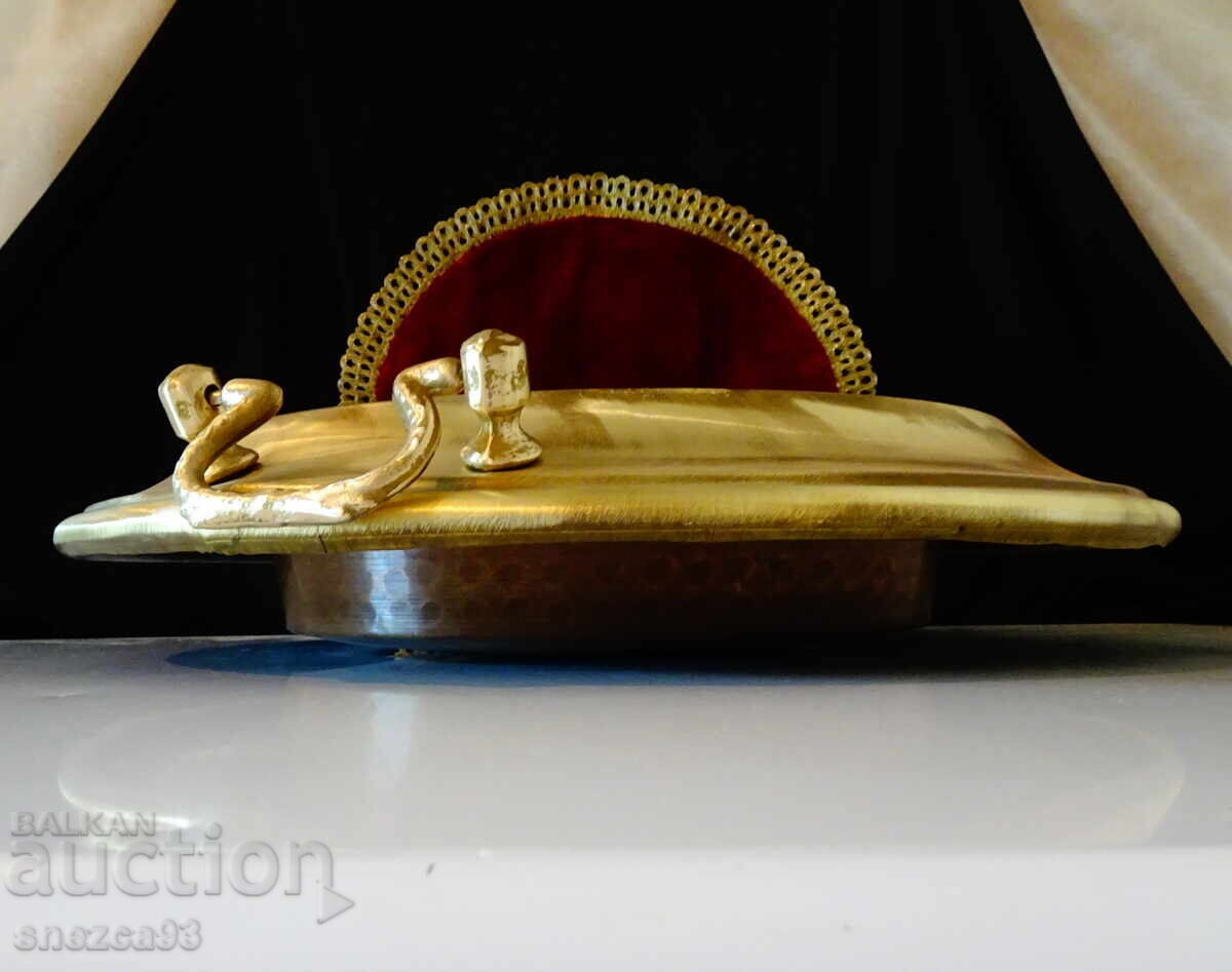 Χάλκινο μπάρμπεκιου με κάρβουνα 3 κιλά, μανγκάλ - 7