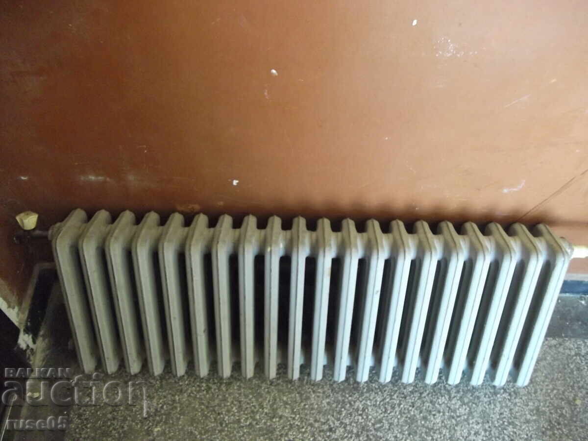 Cast iron radiator with 20 sections for central heating with price 50.00 BGN | € 25.56