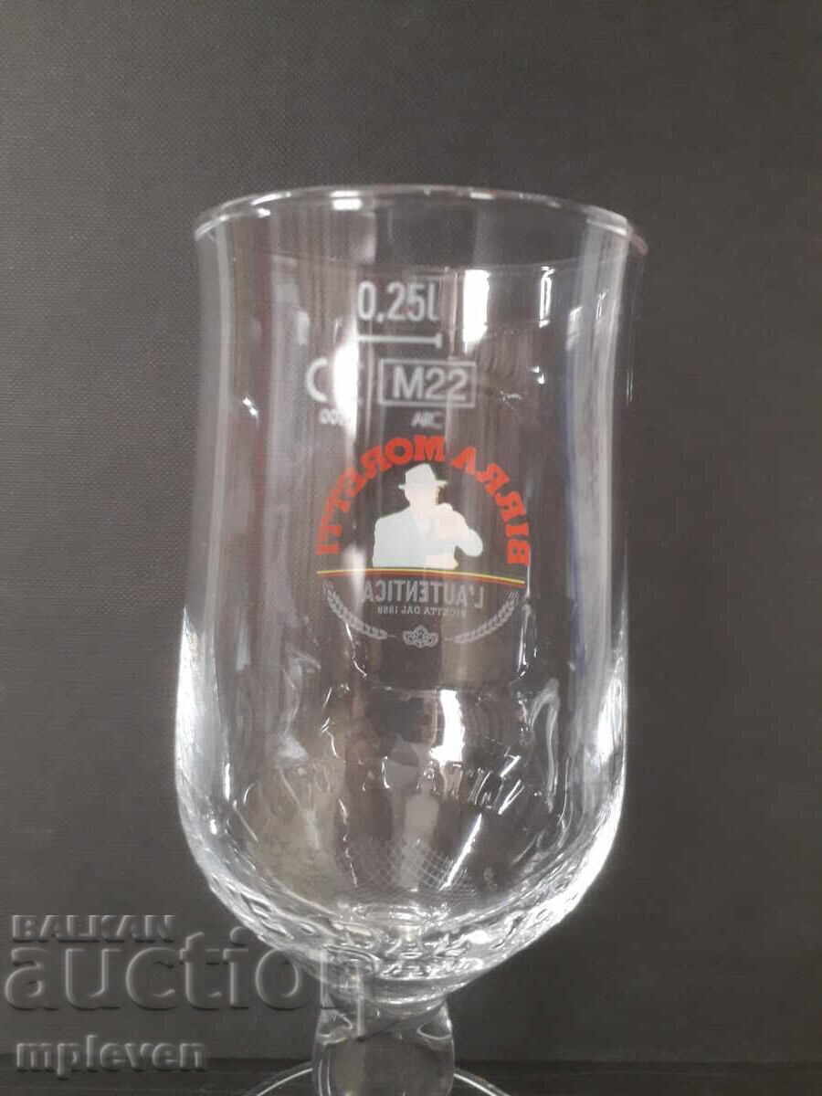 Чаша за бира Moretti 0.25 с цена 3.60 лв. | € 1.84 Чаша за бира Moretti 0.25 с цена 3.60 лв. | € 1.84