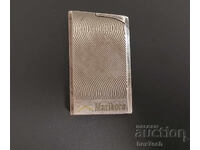 ❤️ ⭐ Brichetă Metalică Marlboro gri închis ⭐ ❤️