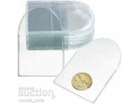 buzunare transparente pentru monede 5 x 5 cm - 50 buc. ambalaj