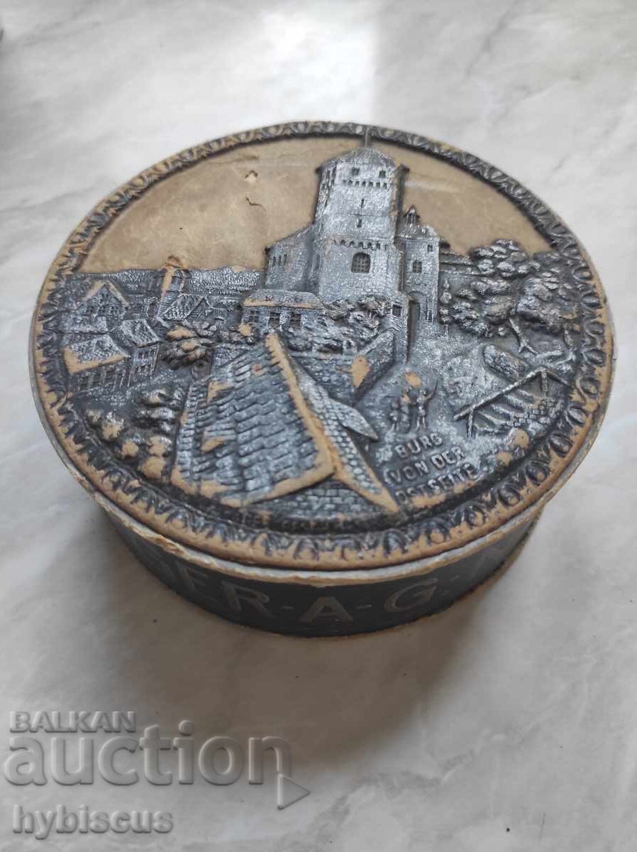 Nuremberg candy box, antique German Christmas from 1900